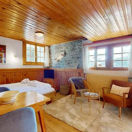 Charming Alpine In The Val D'anniviers Apartamento